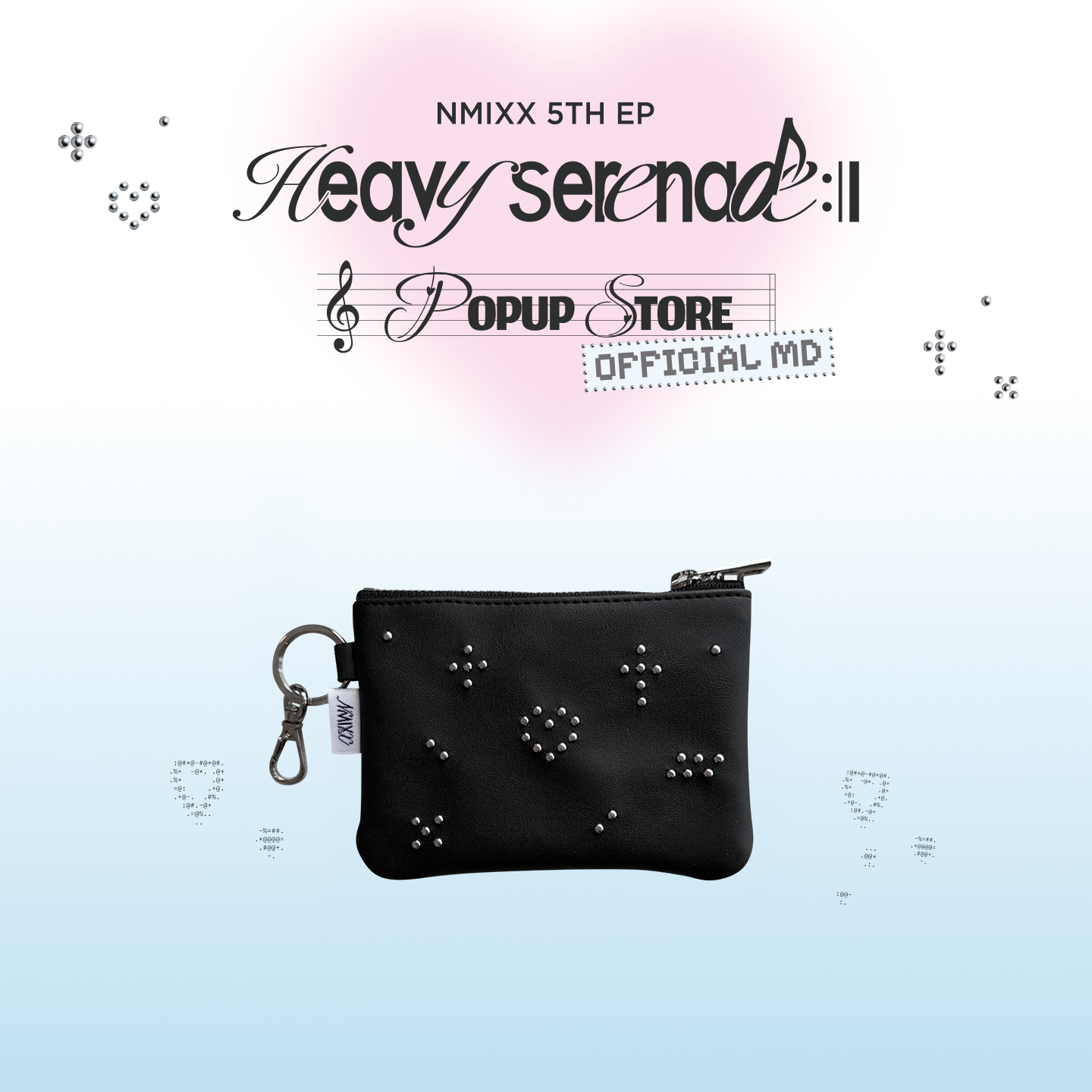 NMIXX [Heavy Serenade] POP-UP OFFICIAL MD - 16 MINI POUCH KEYRING